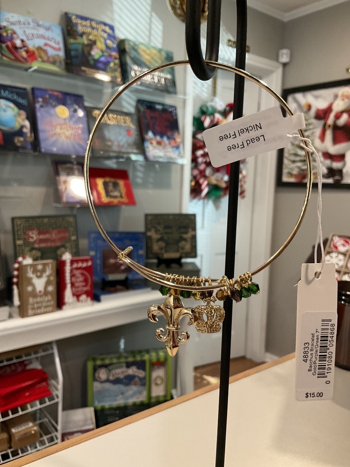 Mardi Gras bracelet