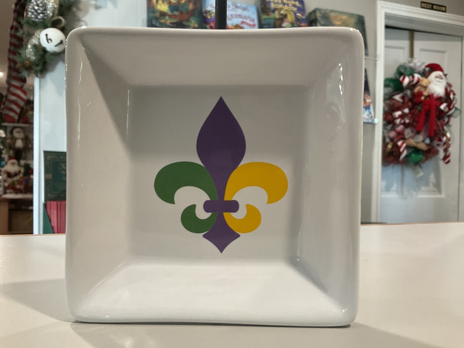 Mardi Gras trinket dish
