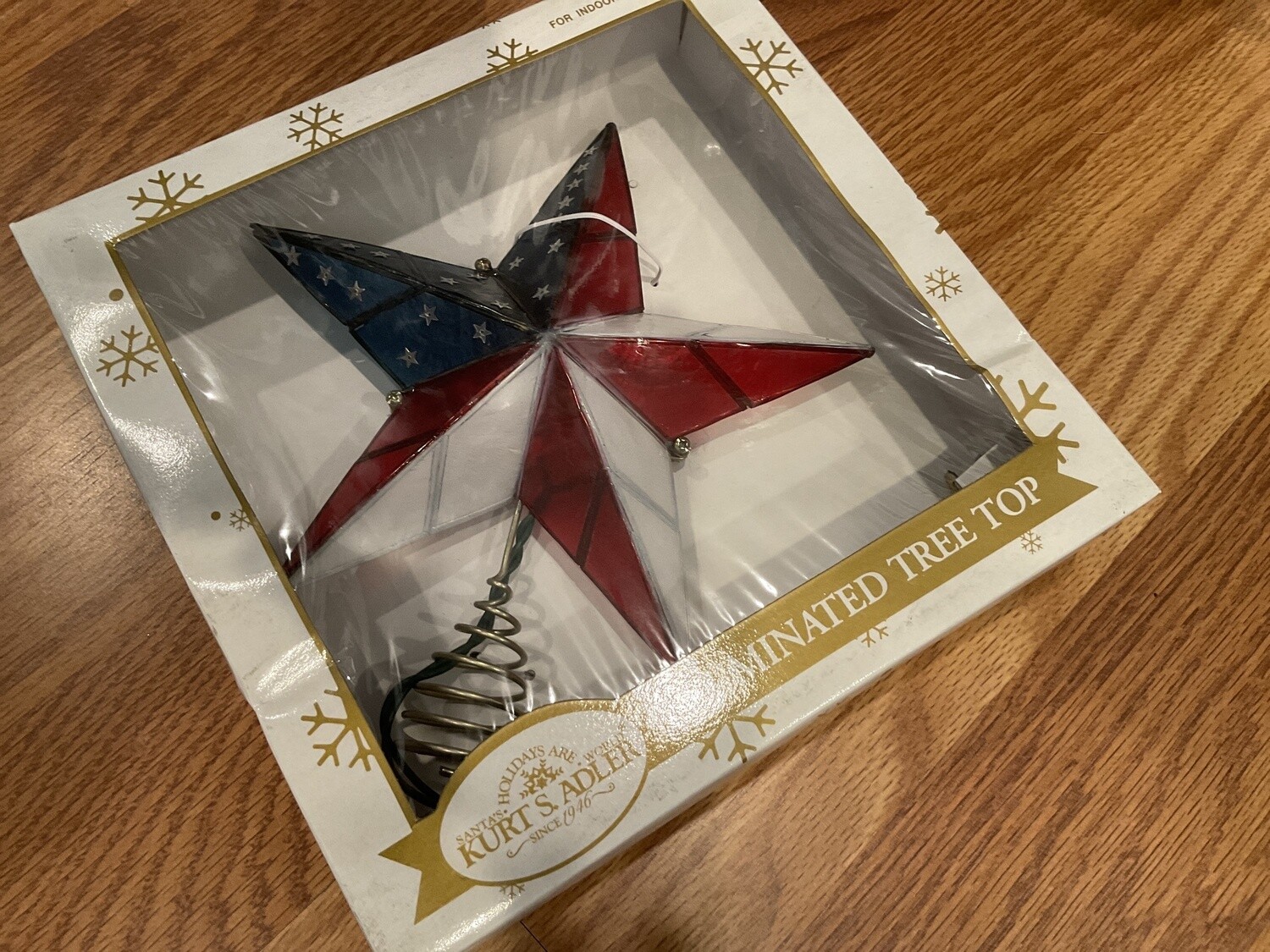American star tree topper