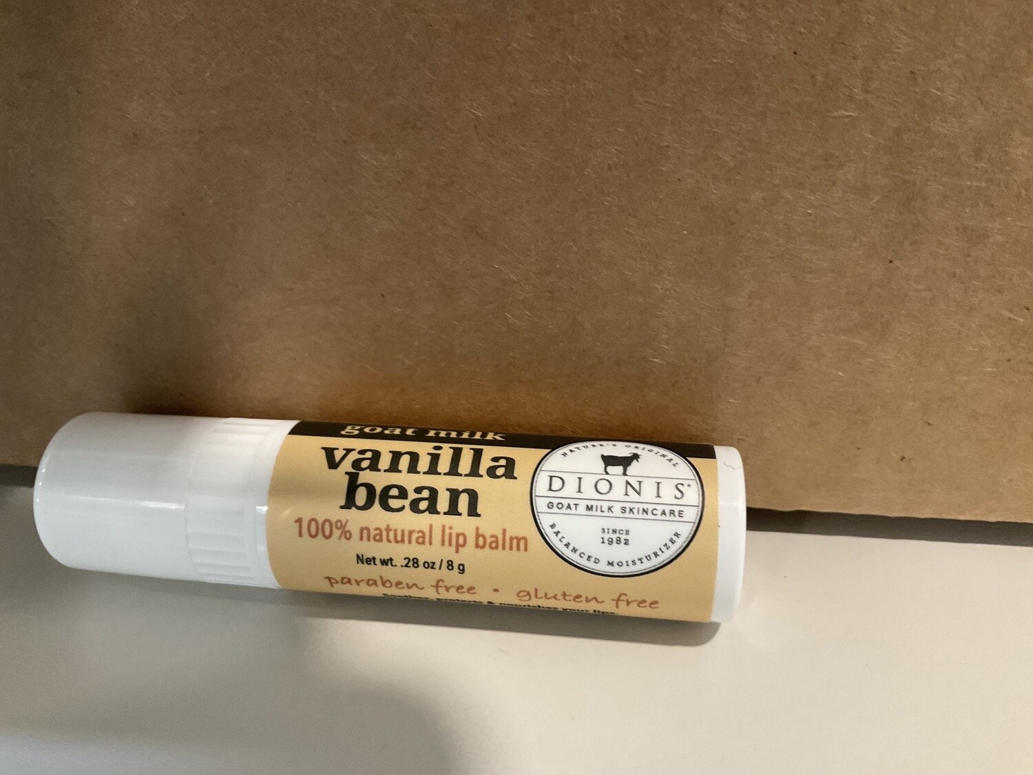 Vanilla, bean lip balm
