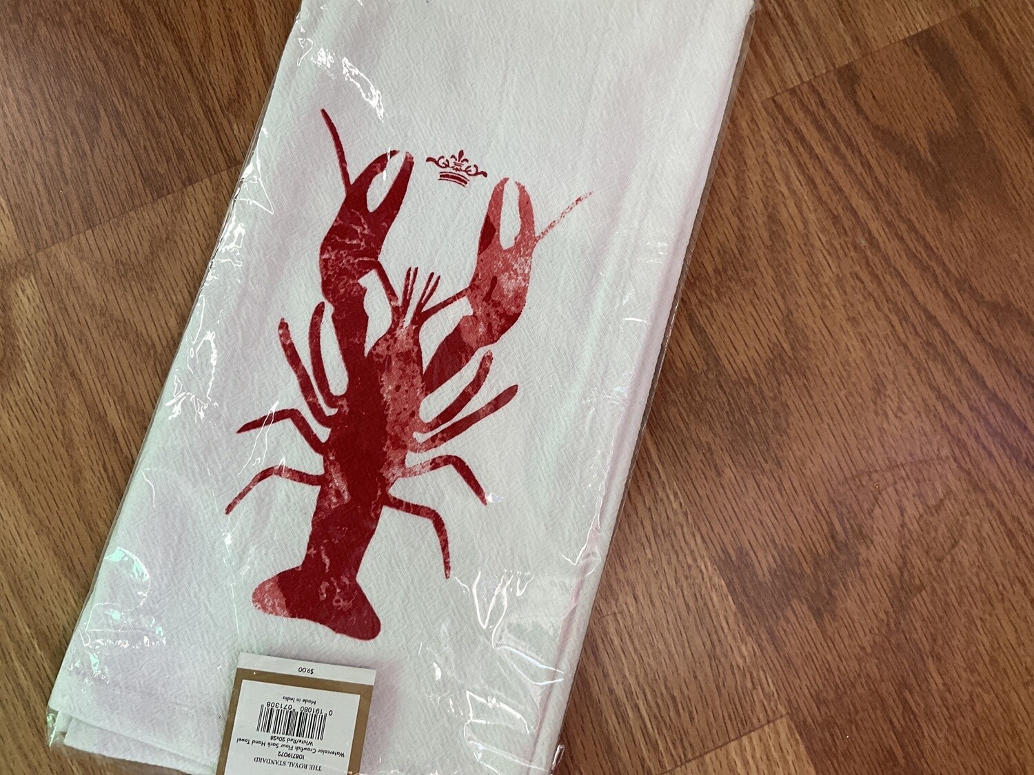 Crawfish tea towel