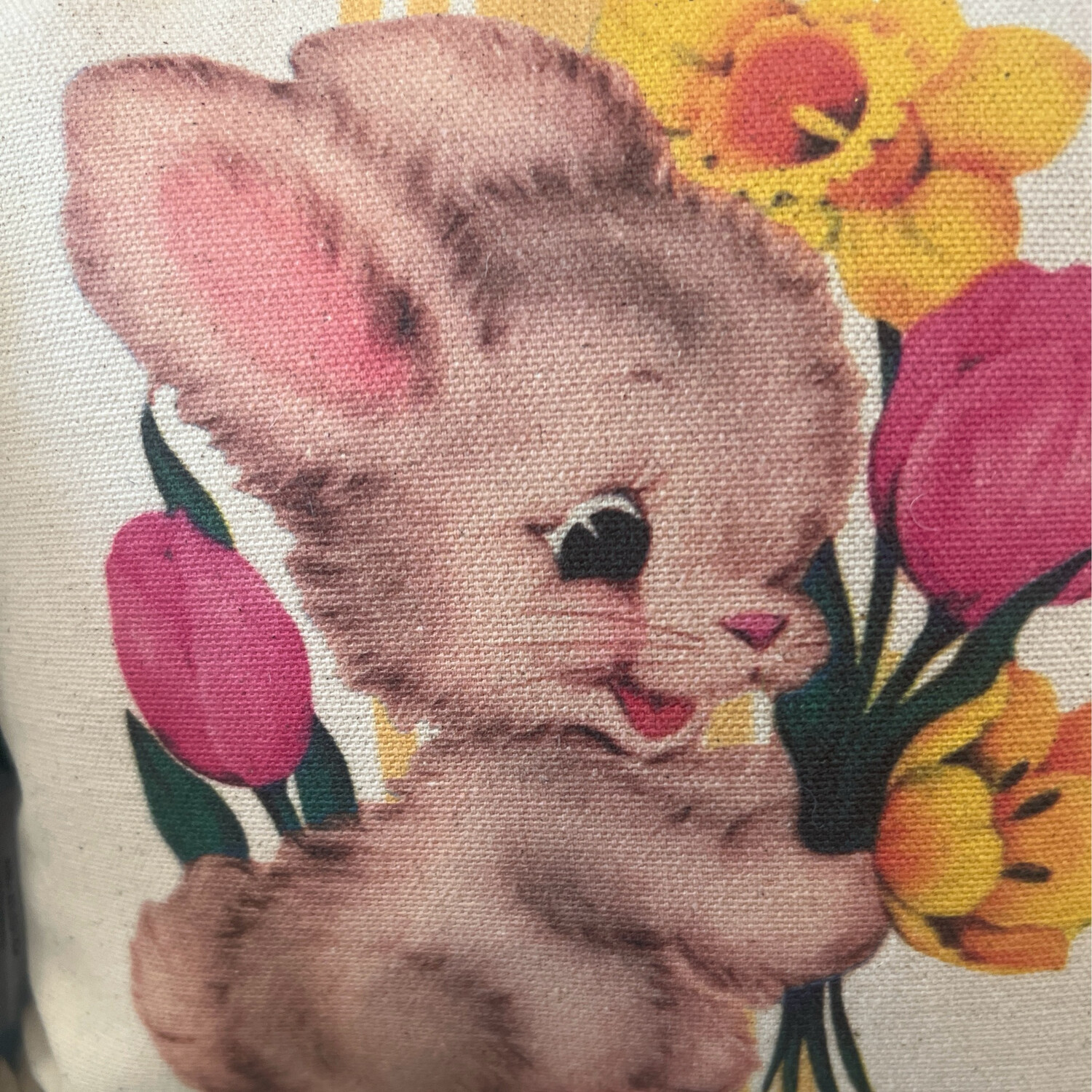 Vintage Bunny Pillow