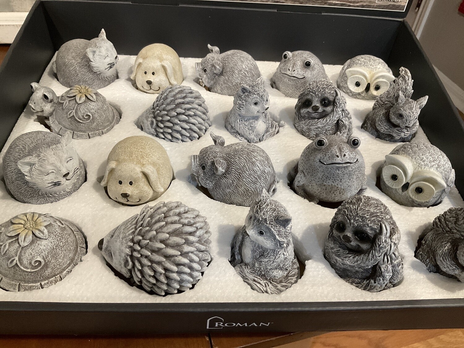 A pudgy pals pebbles statue