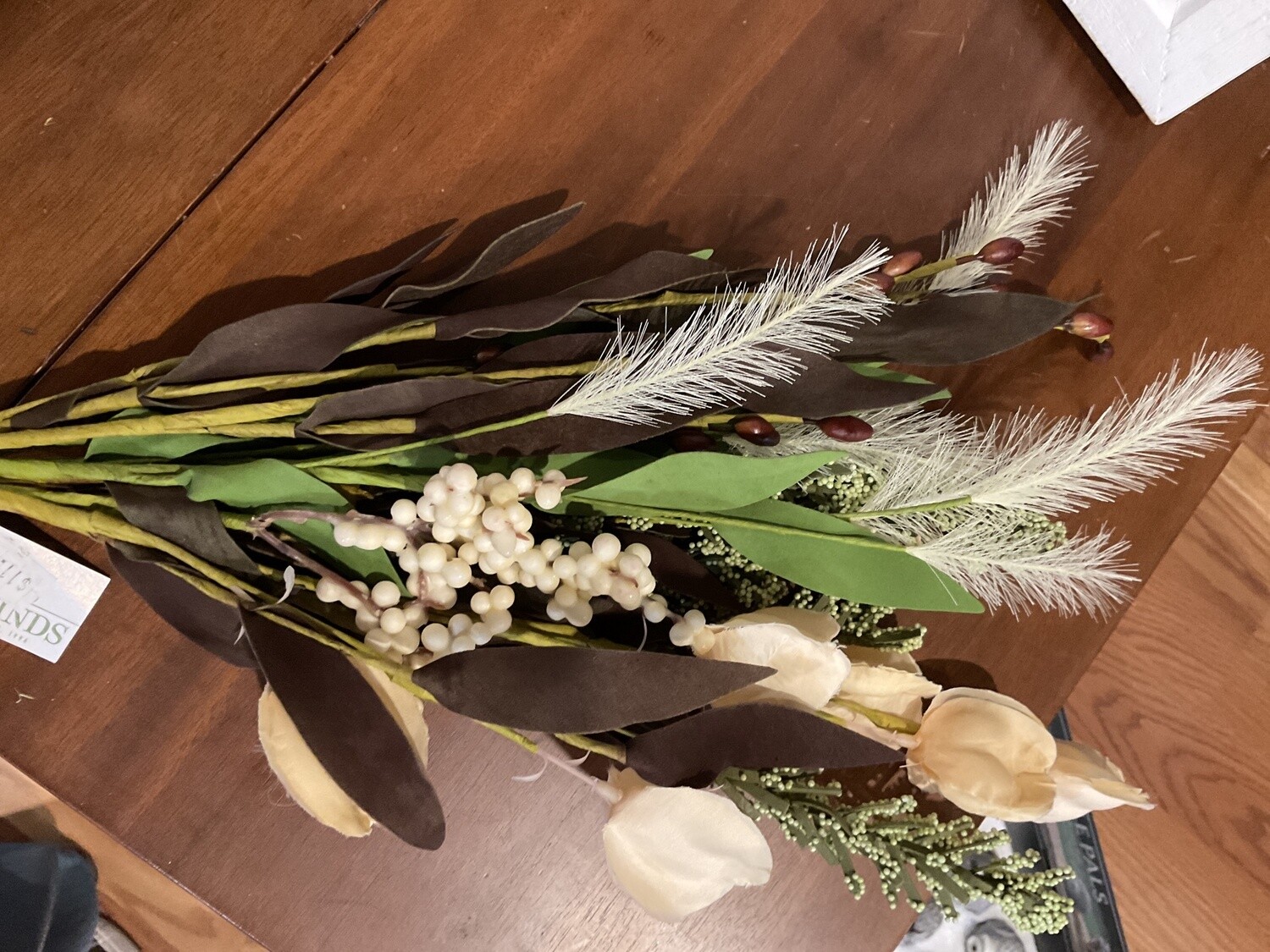 Coffee and cream bouquet pick