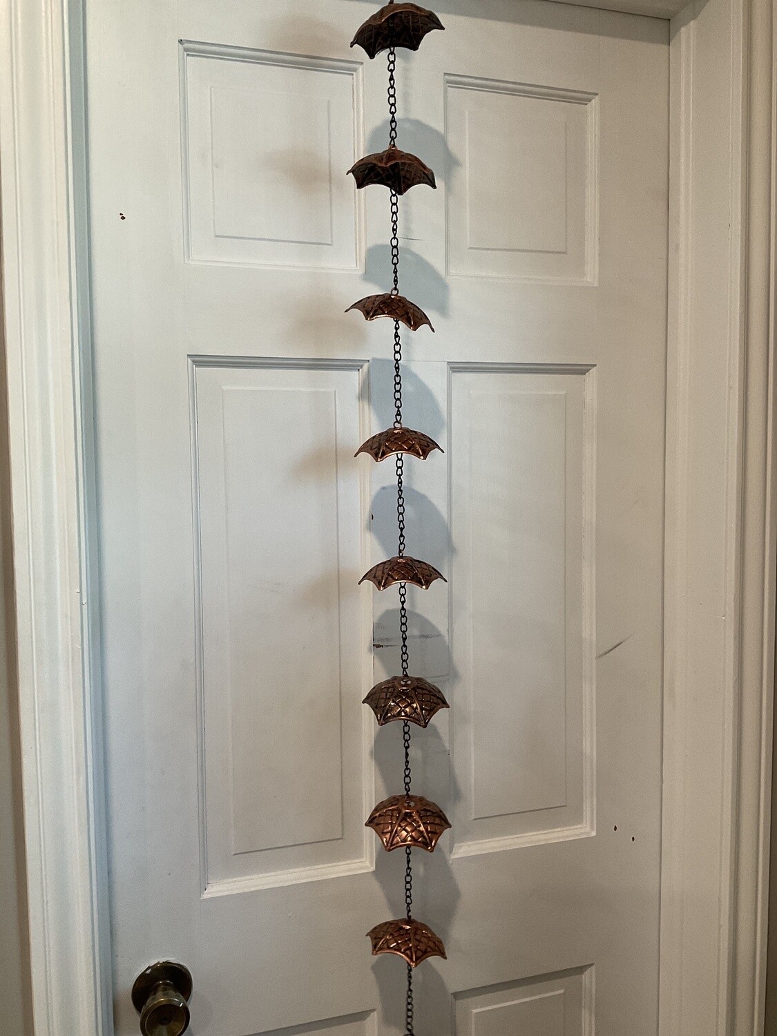 Umbrella, rain, chain