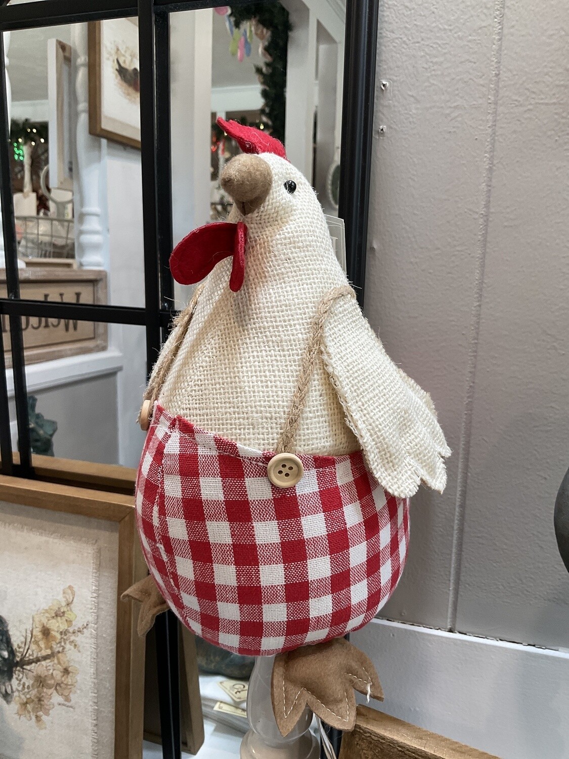Chicken doorstop