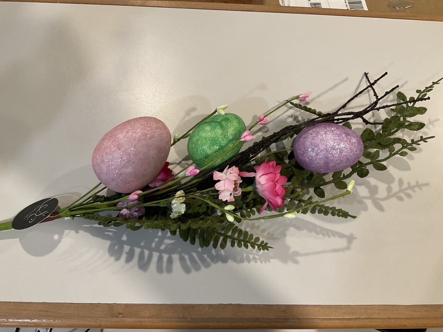 Glitz Easter egg wildflower pic