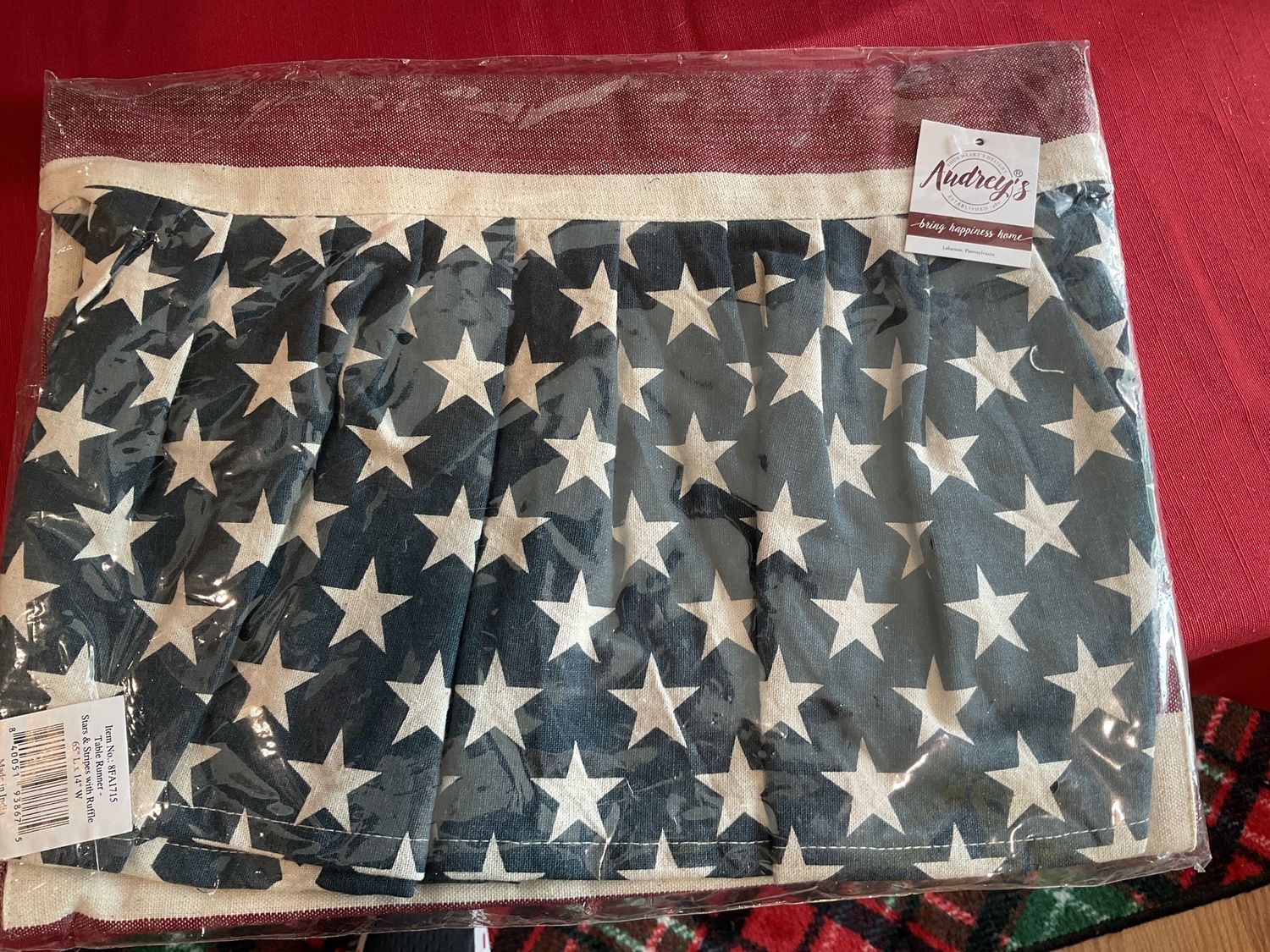 Stars and stripes table runner