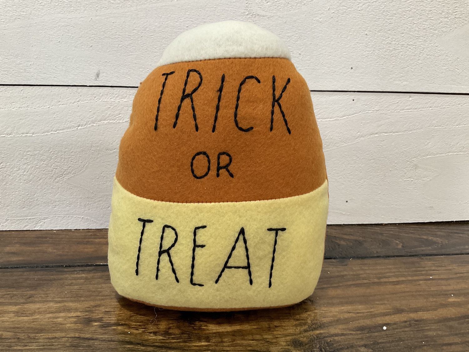 Candy corn plush