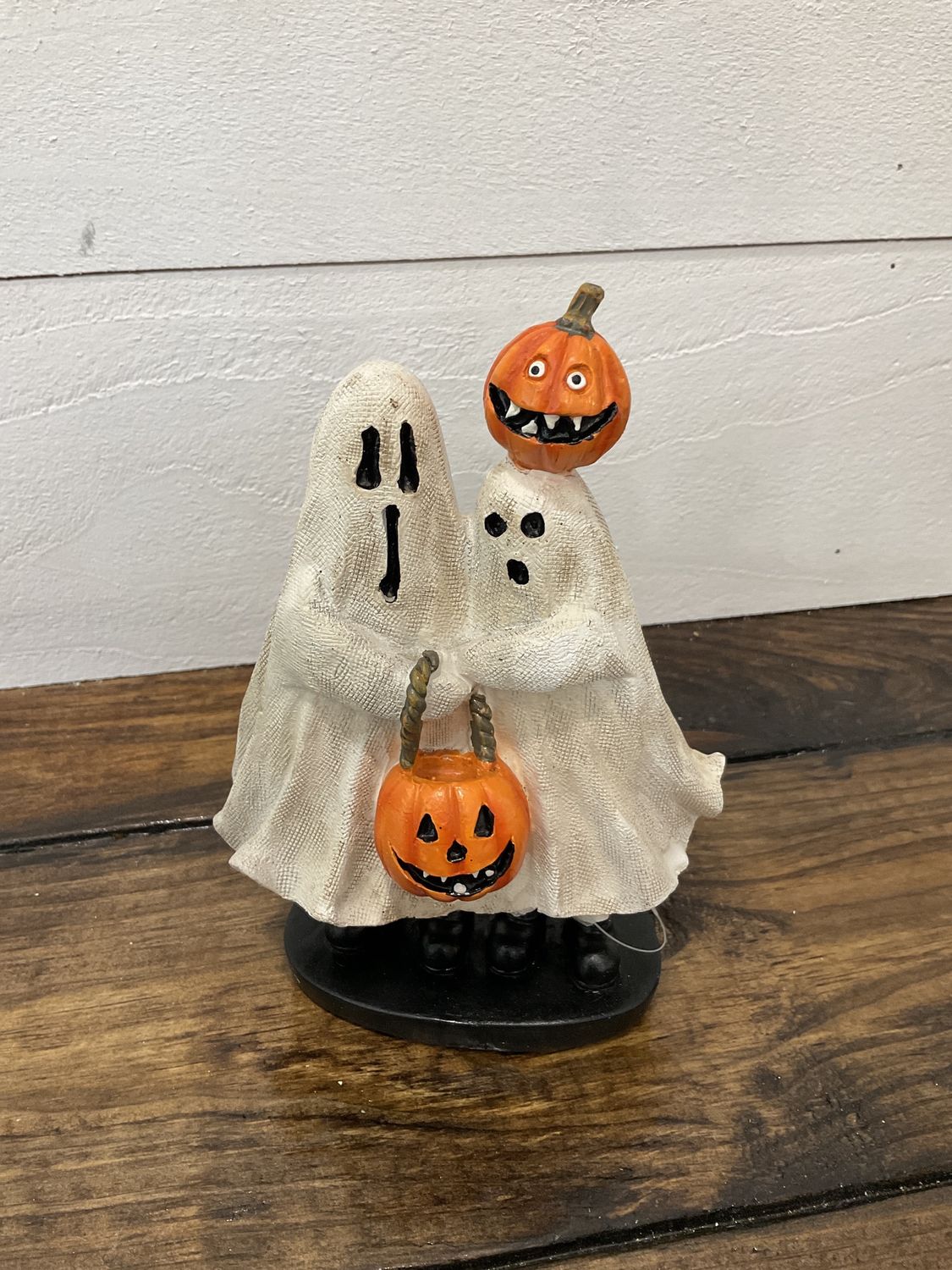 Ghost costumes with pumpkins