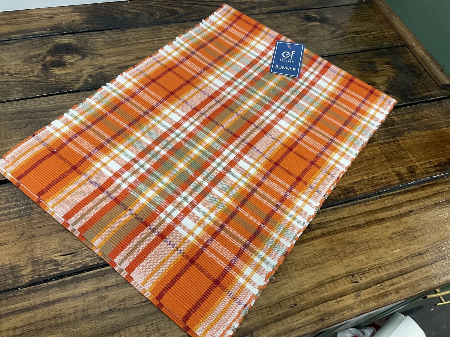 Briar plaid runner