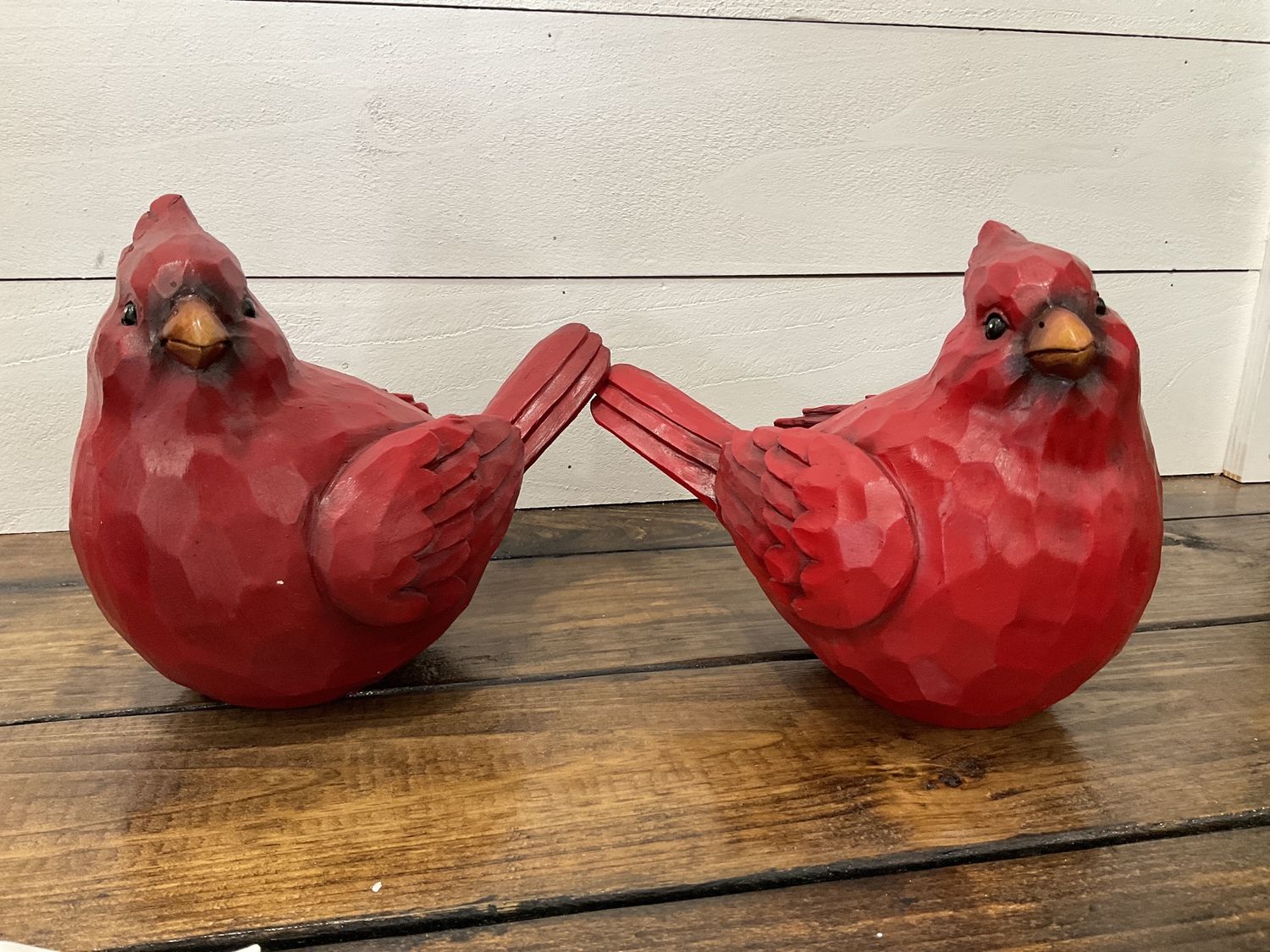 Large resin cardinal figures two assortment