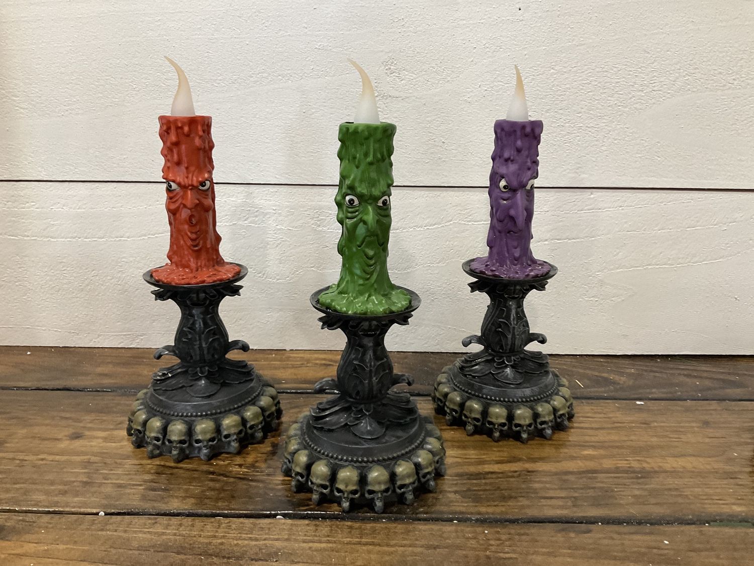 Lighted  Face Candles