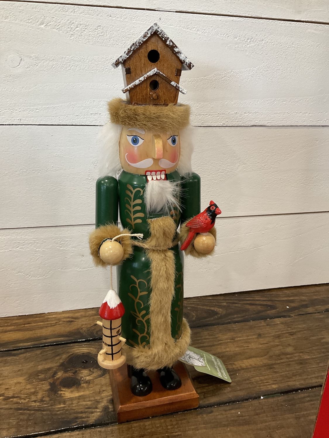 Birdhouse nutcracker