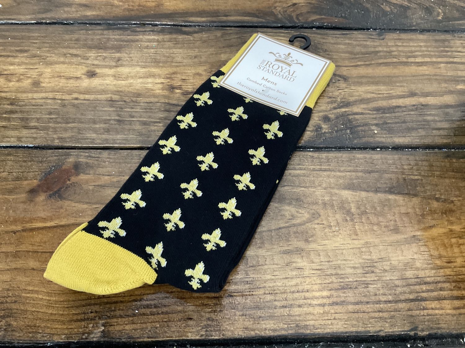 Fleur de Lis Socks