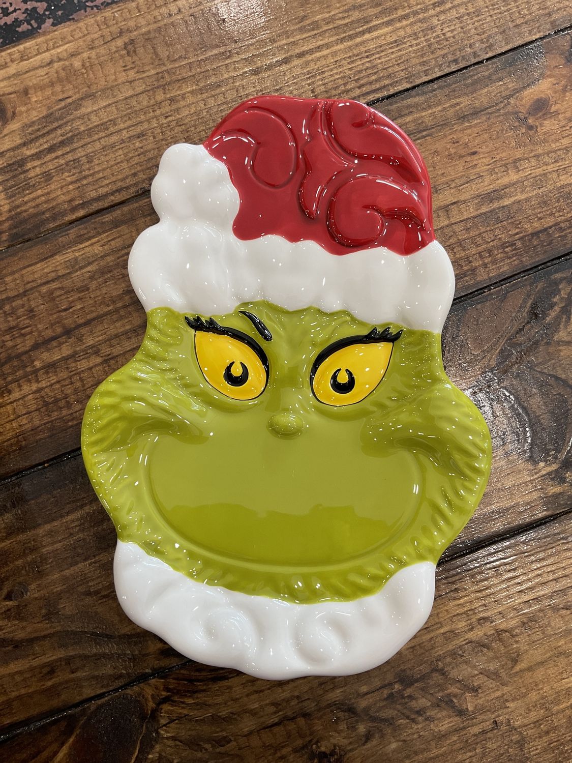 JS grinch cookie platter