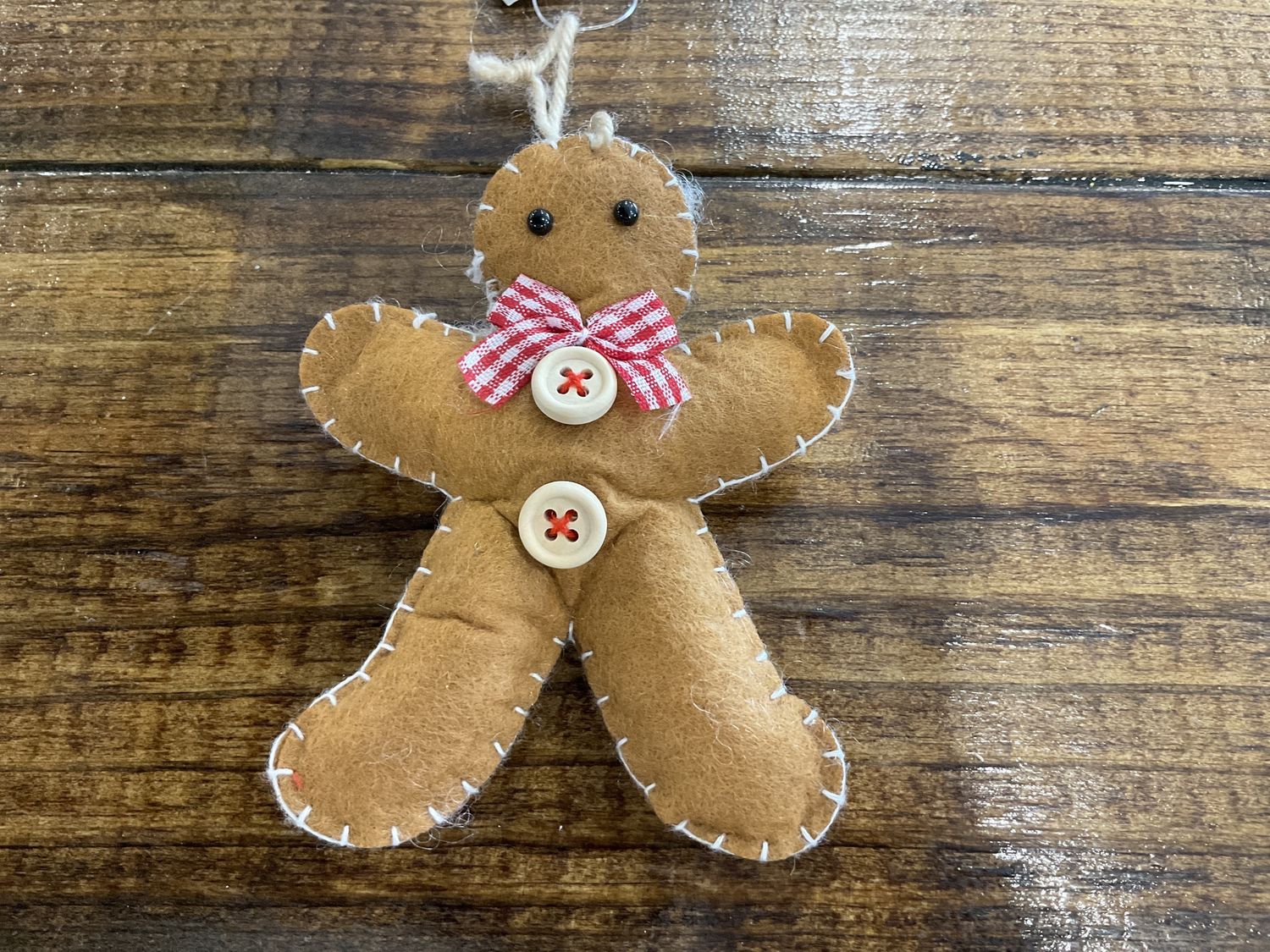 Gingerbread man ornament