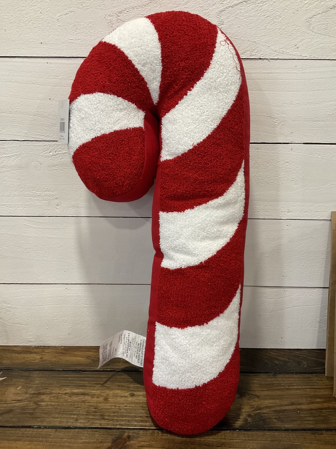 Candy cane pillow