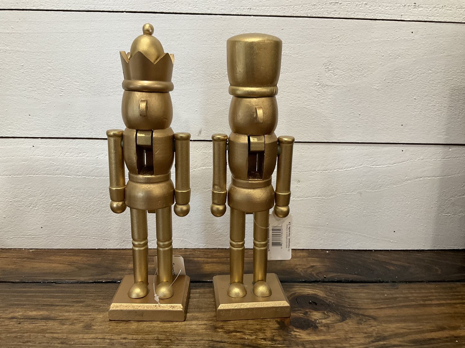 Wood gold nutcracker