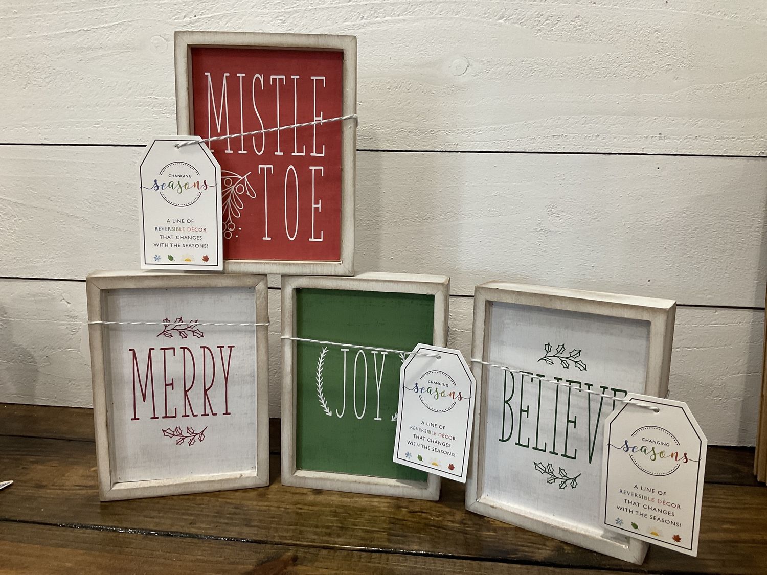 Reversible block decor