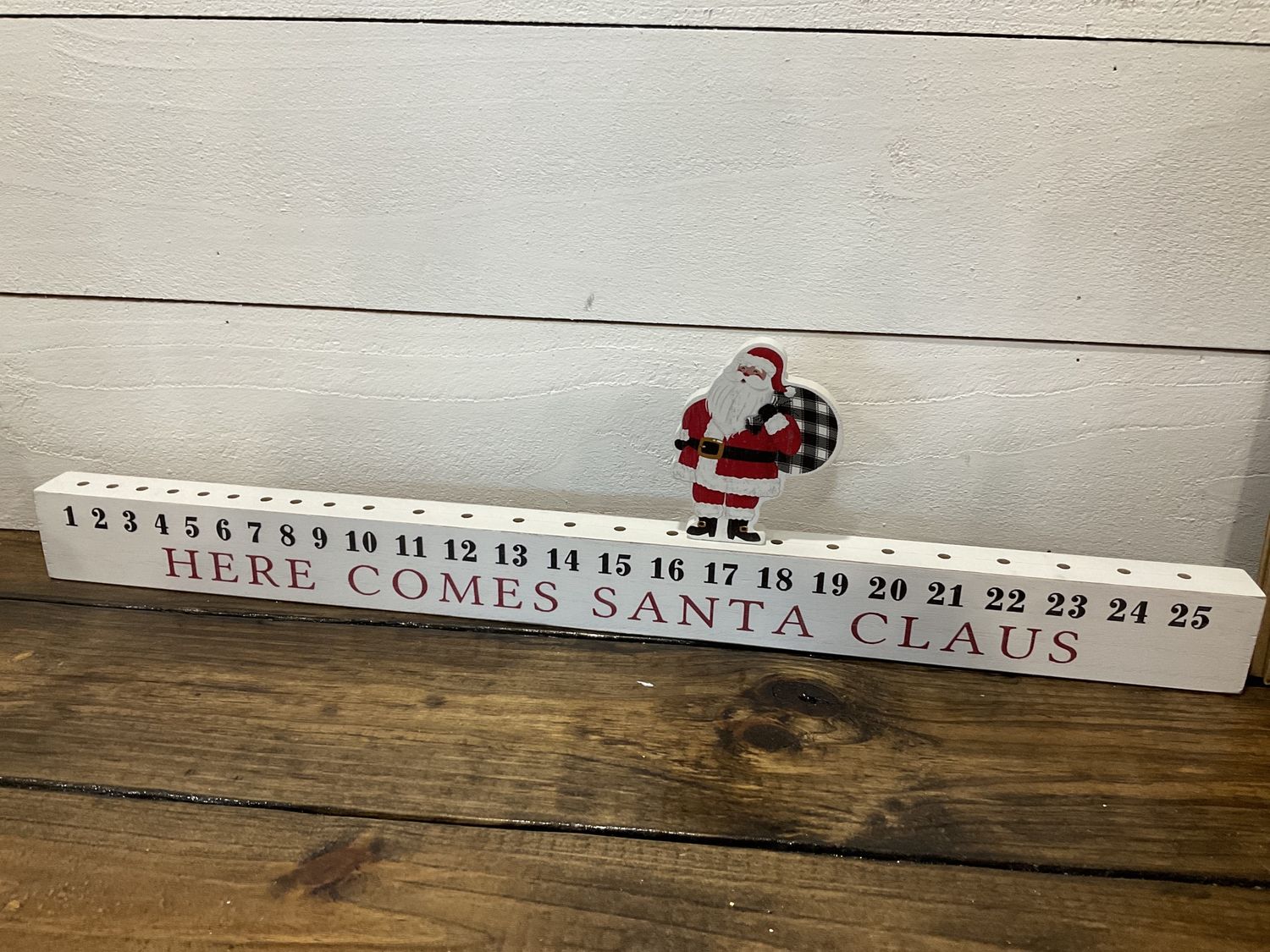 Here comes Santa advent calendar