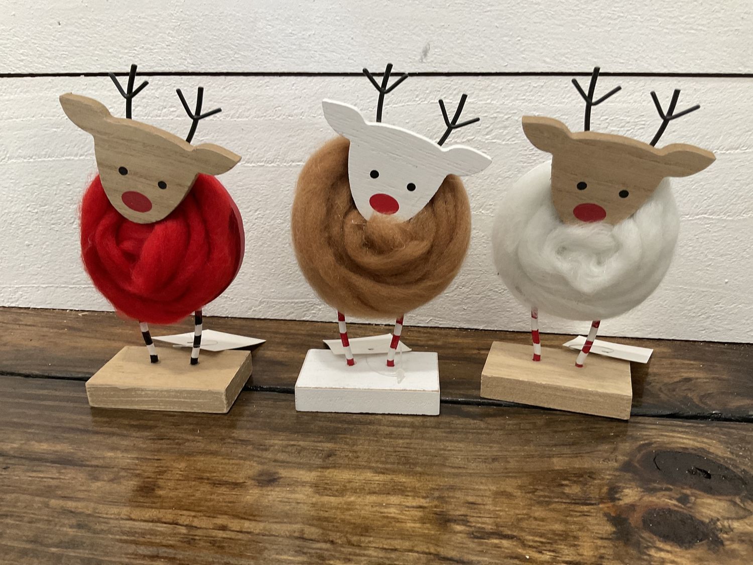 Winter whimsy reindeer three assortment