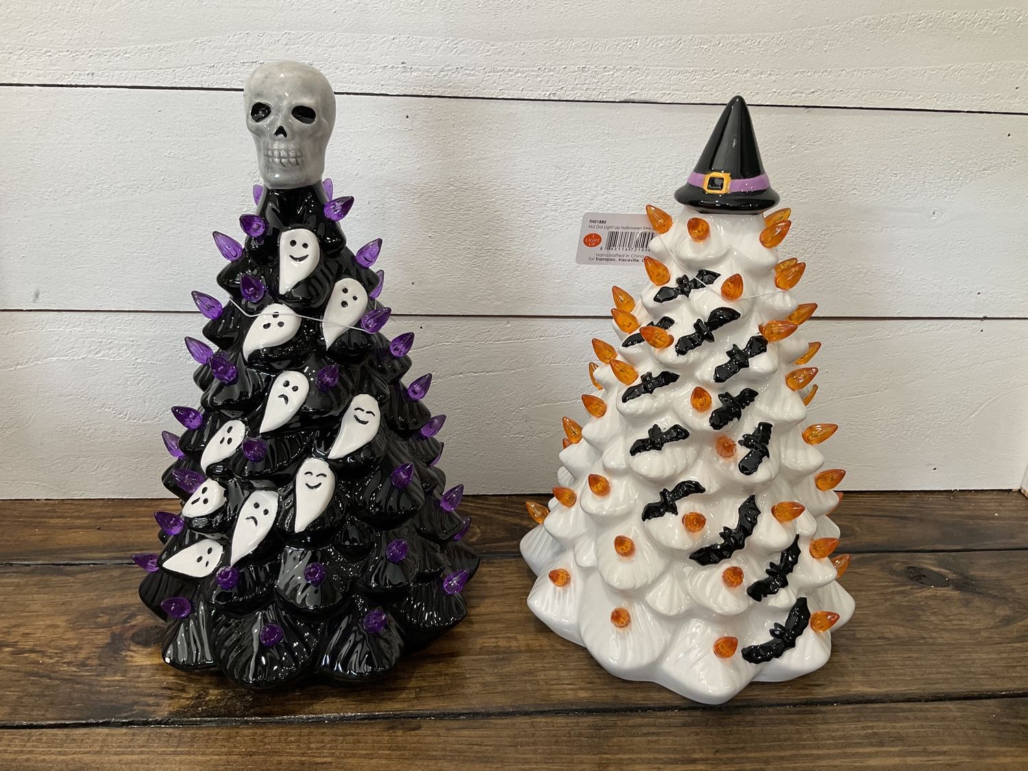 Light up Halloween tree