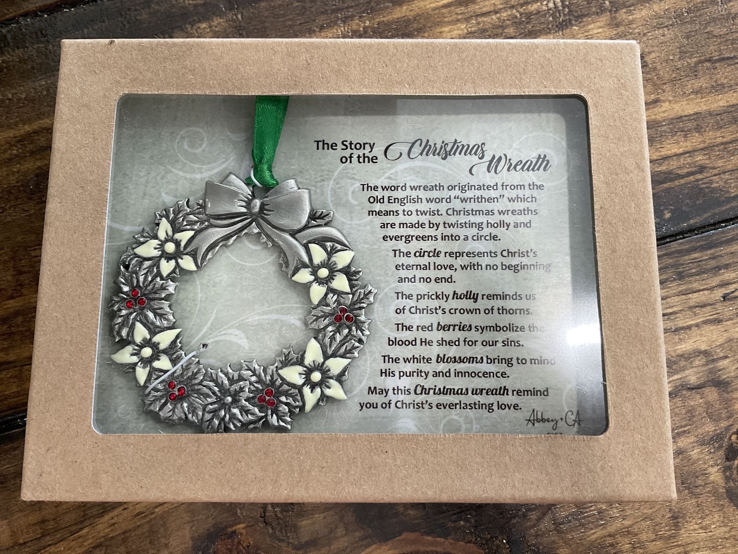 Story of Christmas wreath