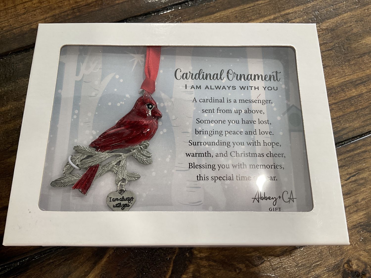 Cardinal ornament
