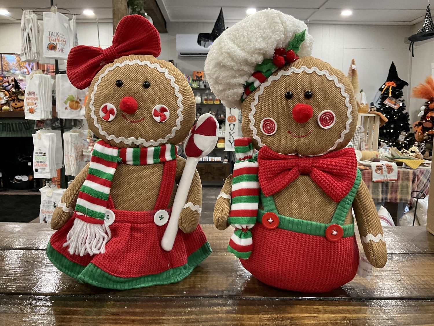 Fabric Gingerbread plush 2 styles