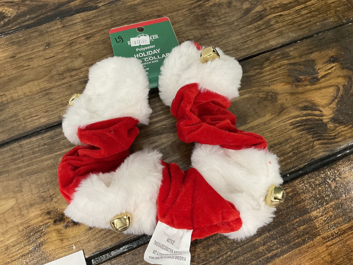 Christmas dog collar