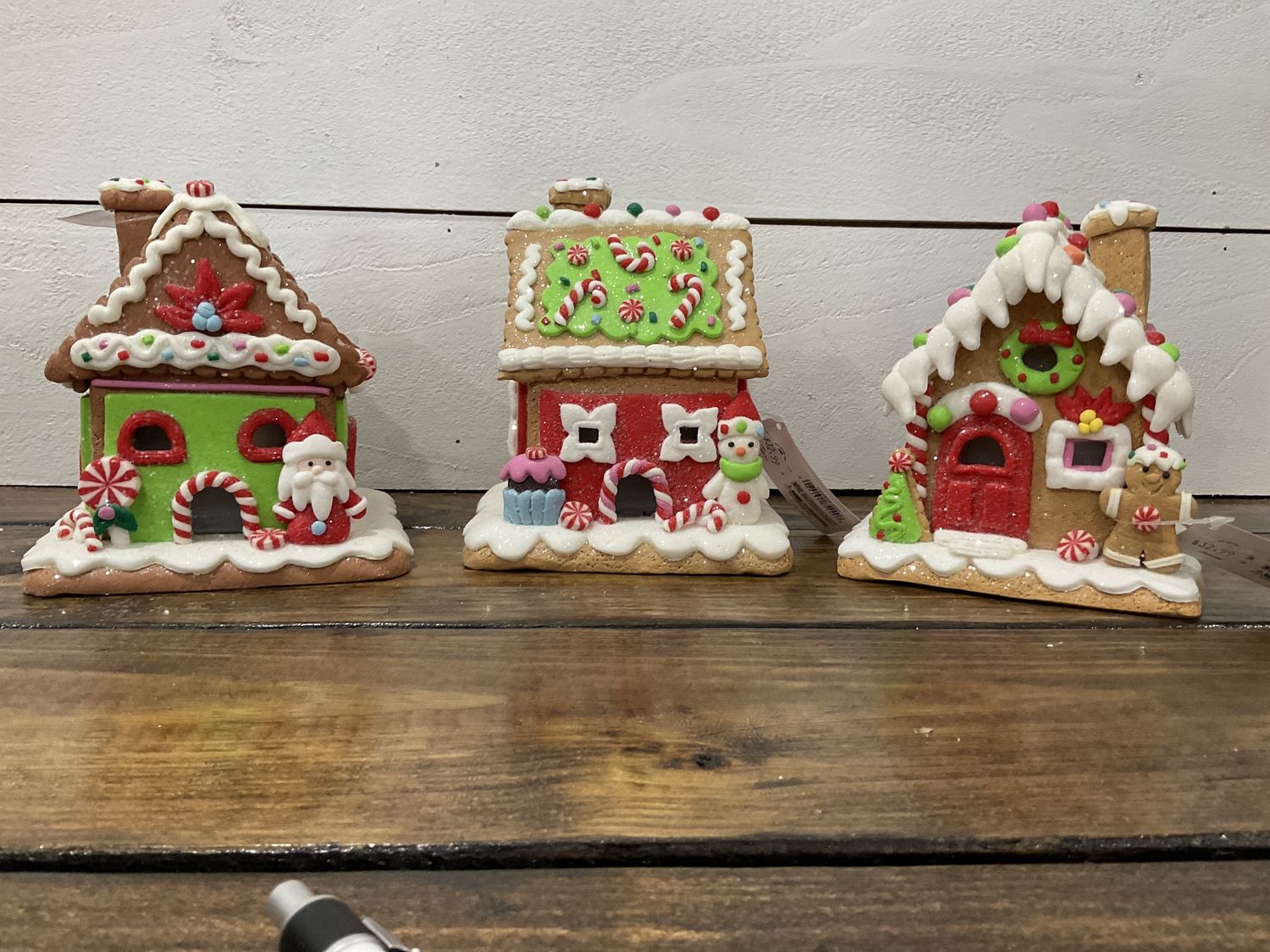 Santa/snowman/gingerbread house