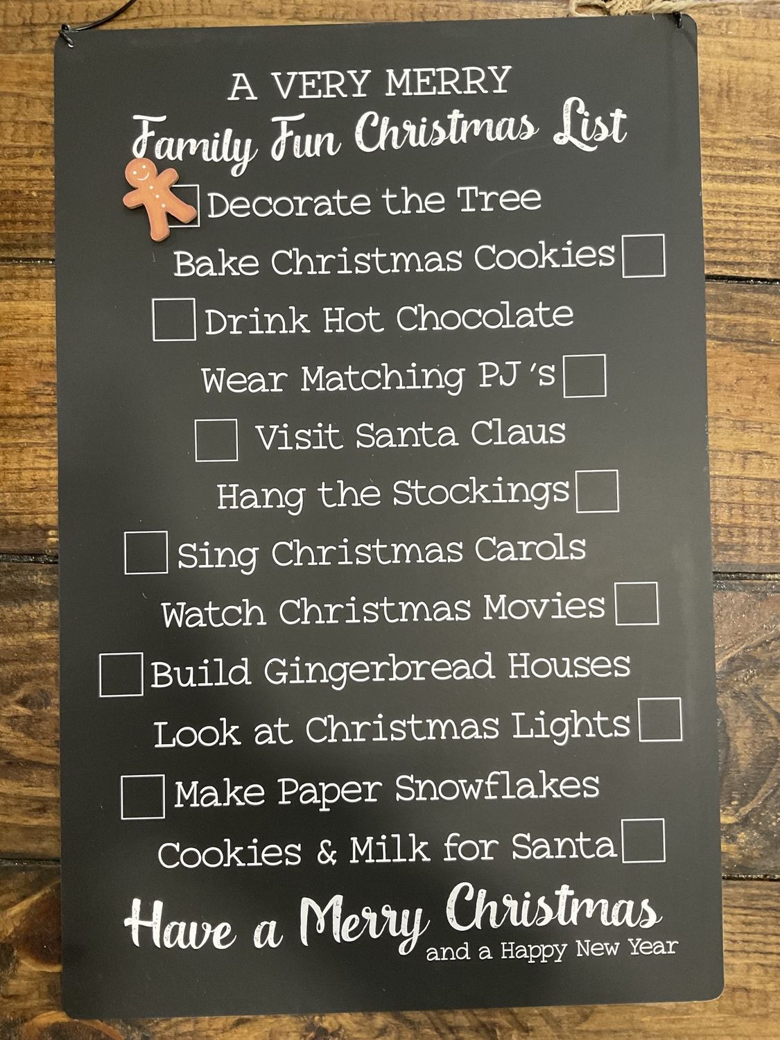 Family  fun Christmas To-do list