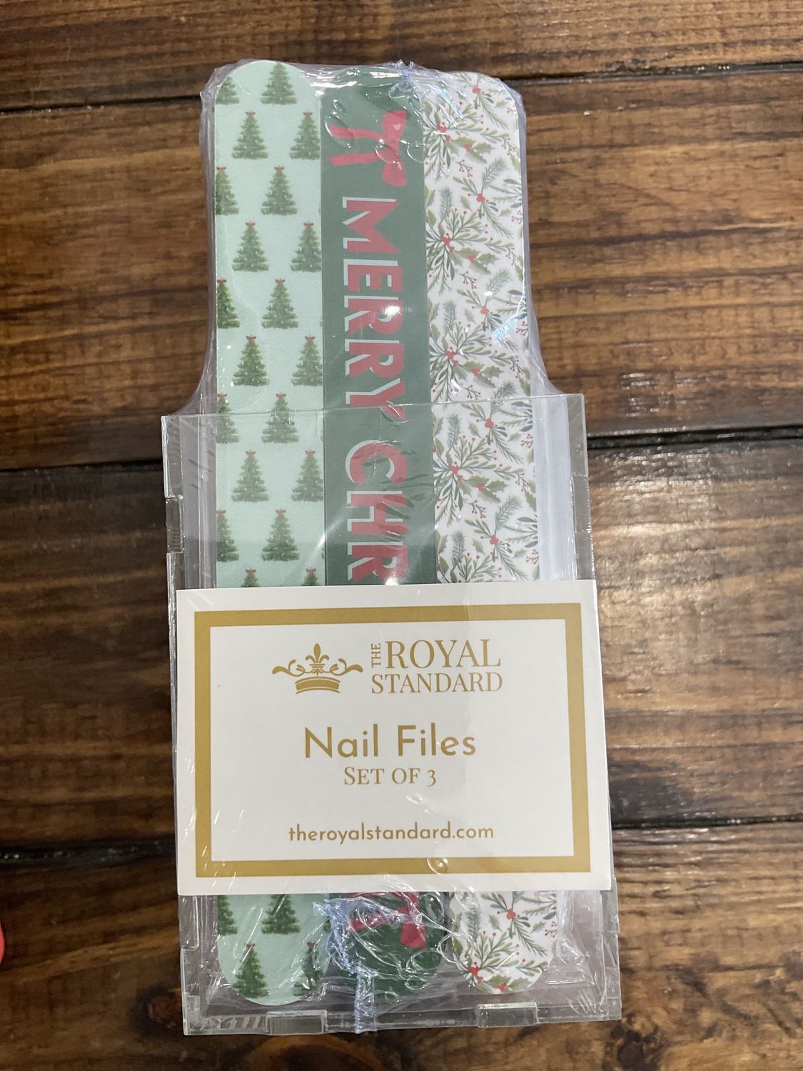 Holly Jolly Christmas nail files