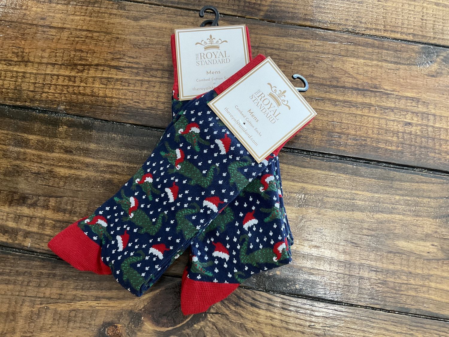 Men’s Santa gator socks