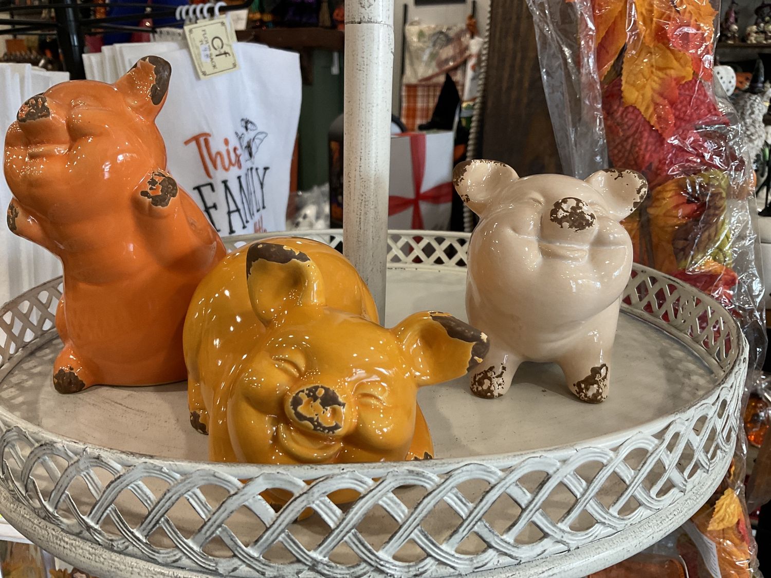 Ceramic harvest pig