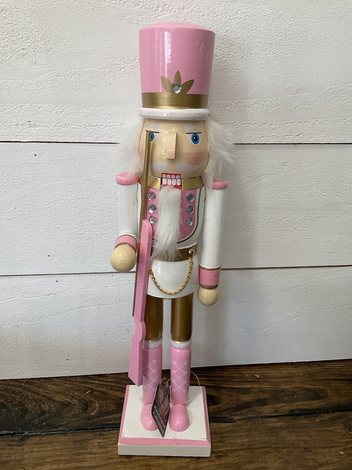 Pink and gold nutcrackers two assortment