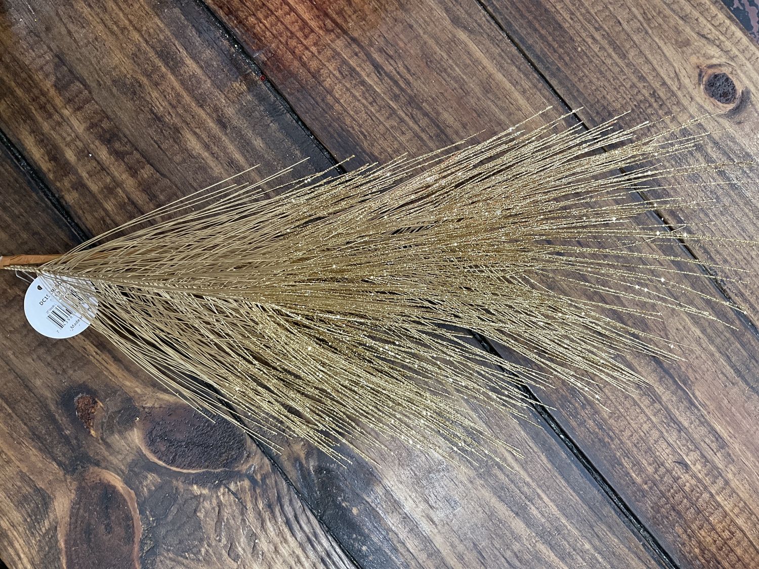 Metallic long needle, pine pick gold