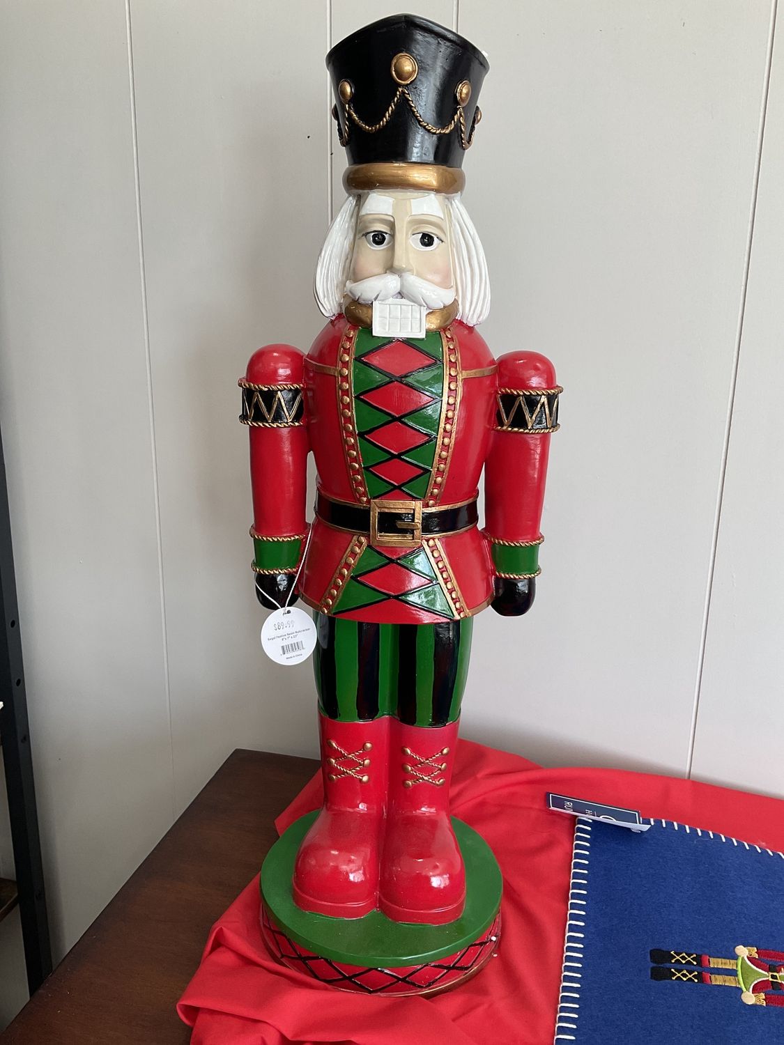 Regal festive resin nutcracker