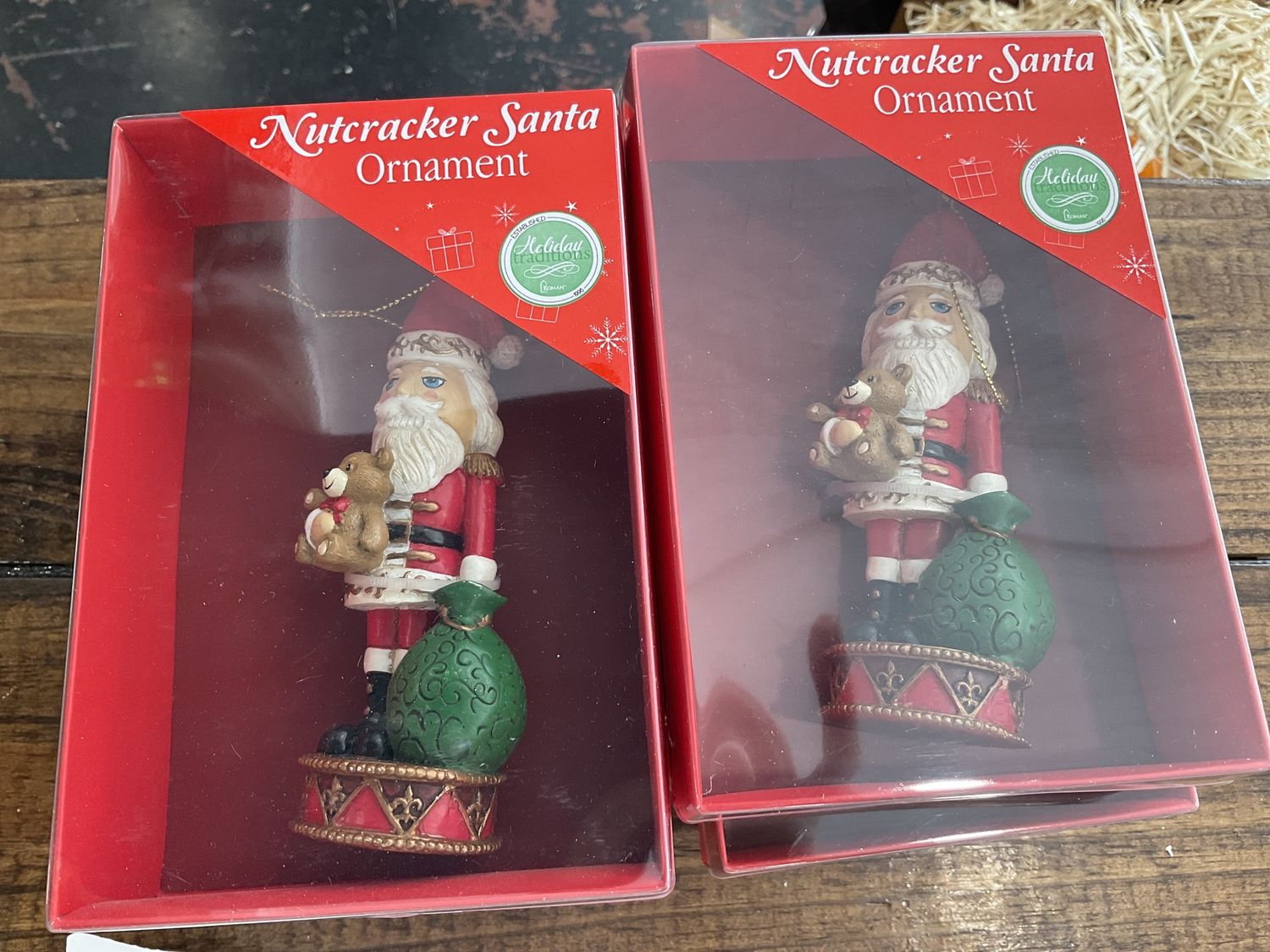NUTCRACKER SANTA ORNAMENT
