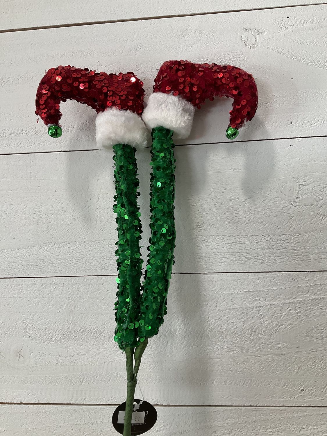 Sequence fabric elf leg spray