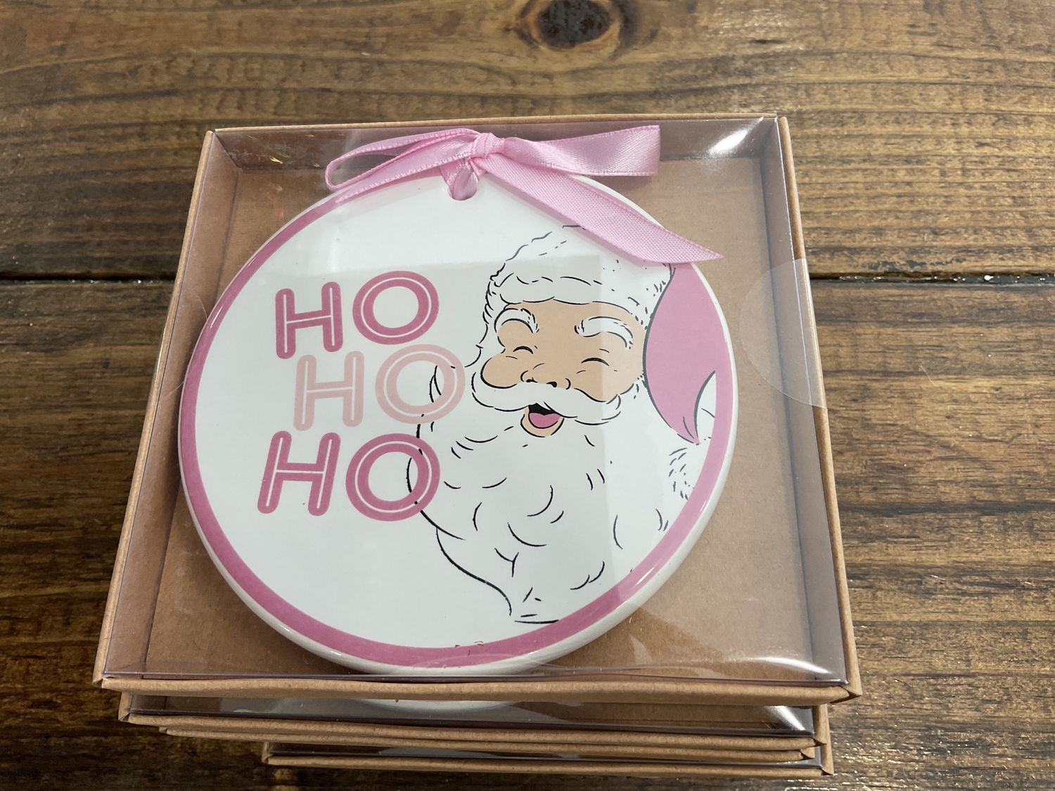 Ho ho ho Santa ornaments
