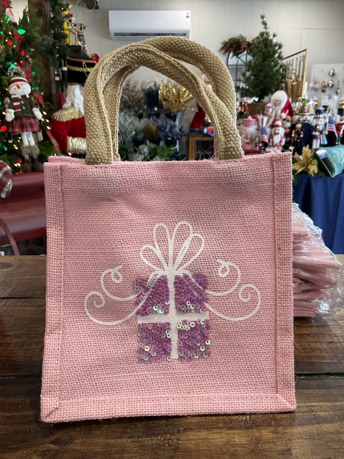 Glitzy present petite gift tote