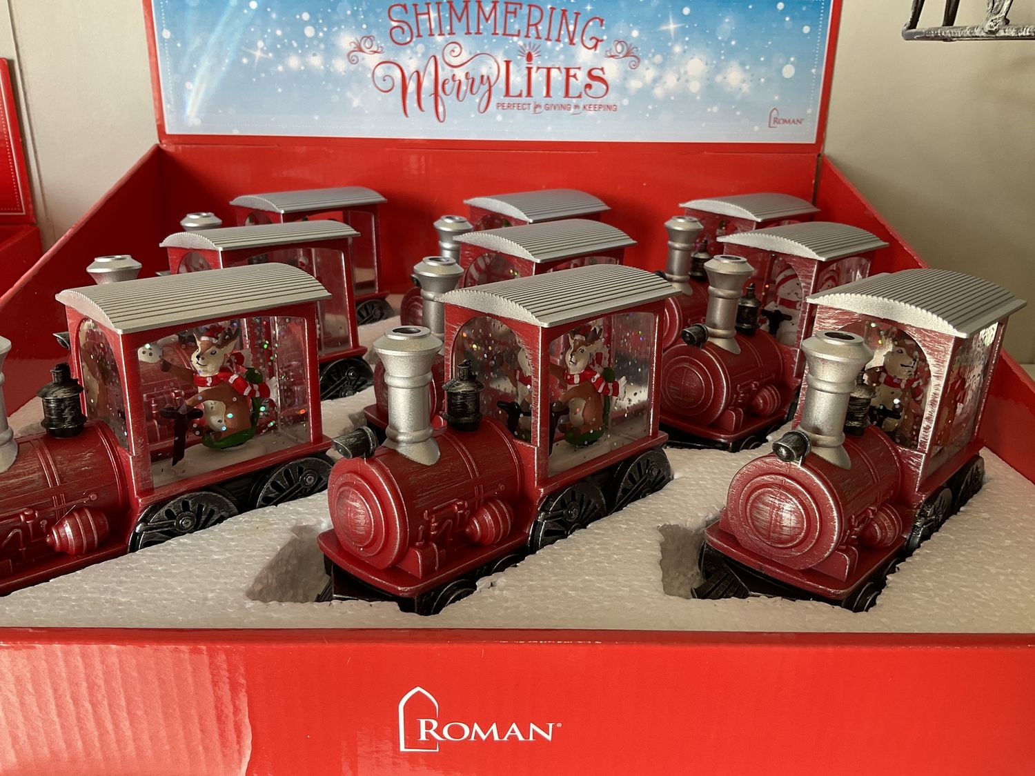 Lighted train engine three assortment