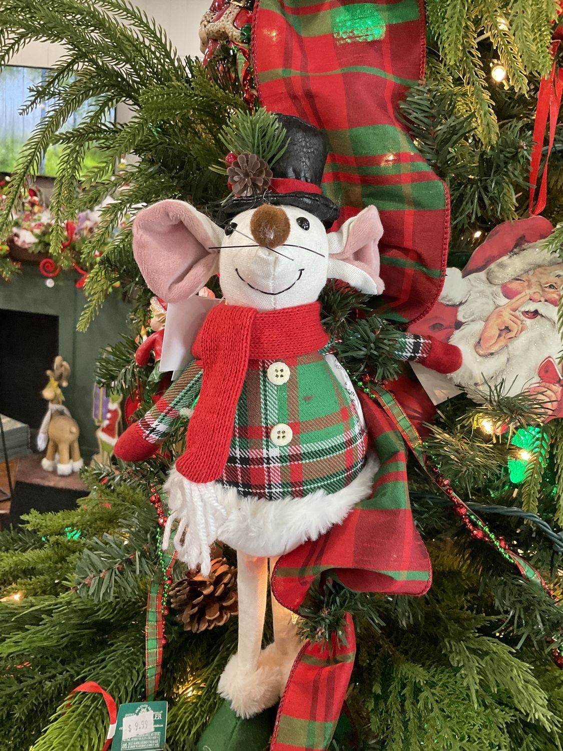 Plush Holiday mouse 2 Assortment