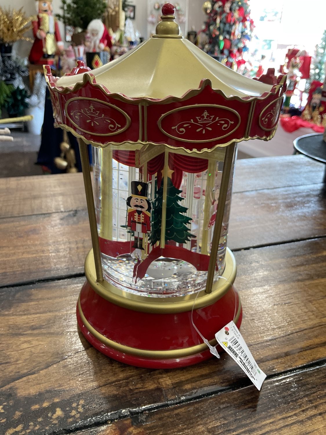 Lighted Swirl carousel