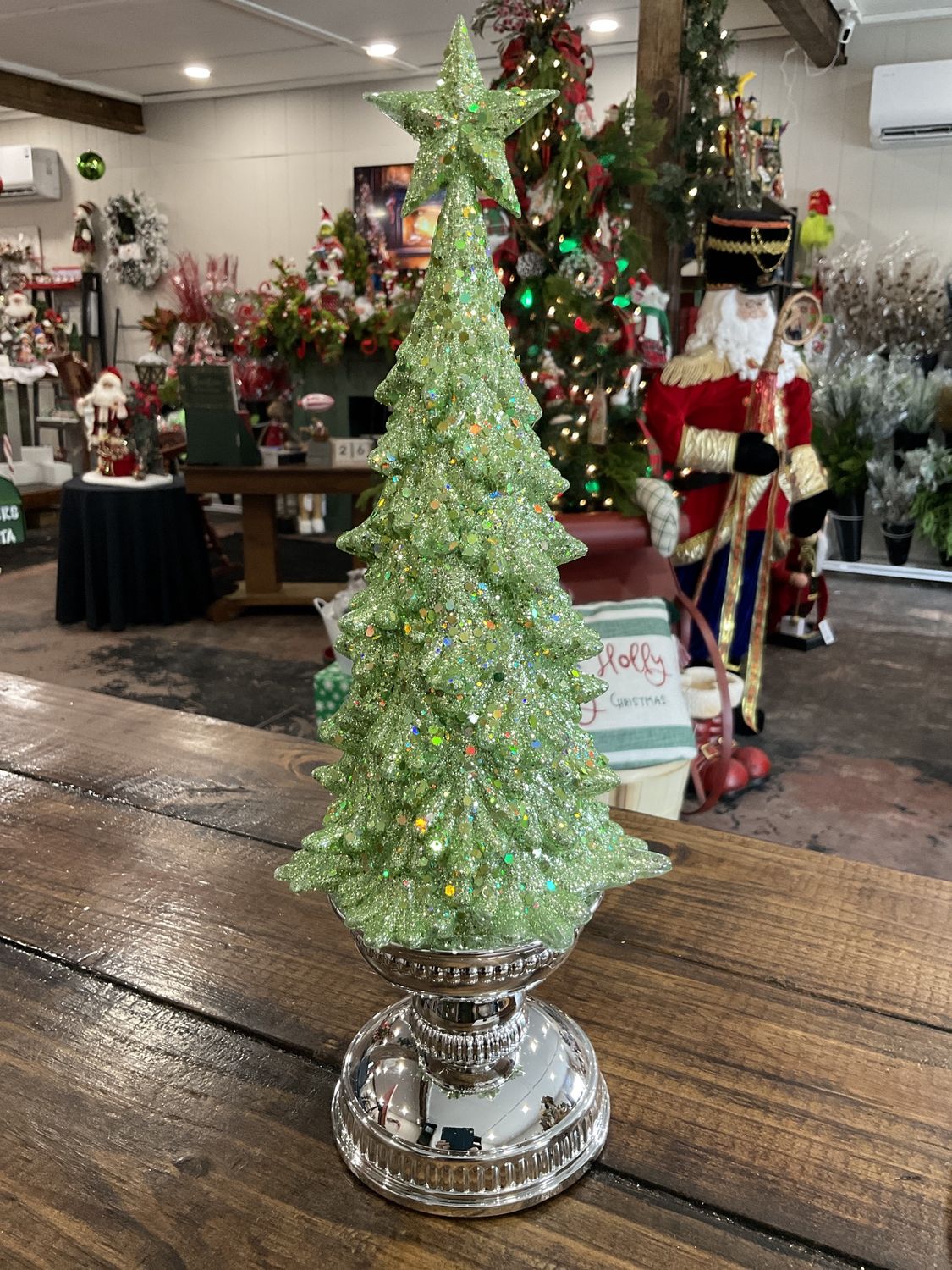 Lighted Green Tree