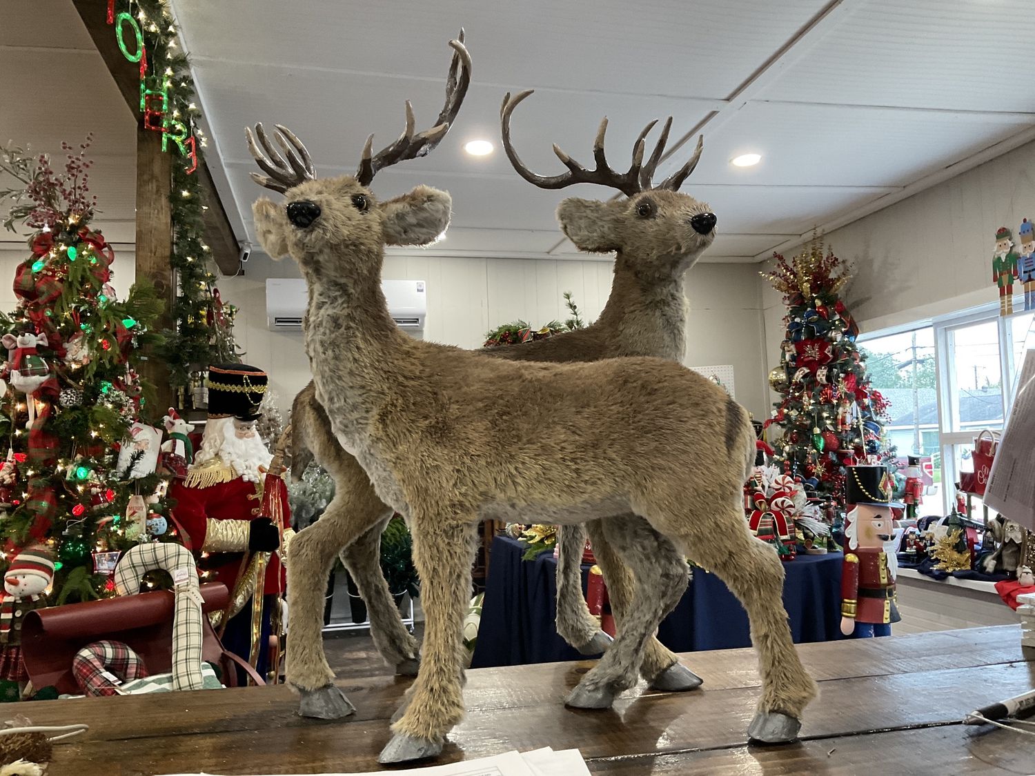 22 inch standing deer two piece