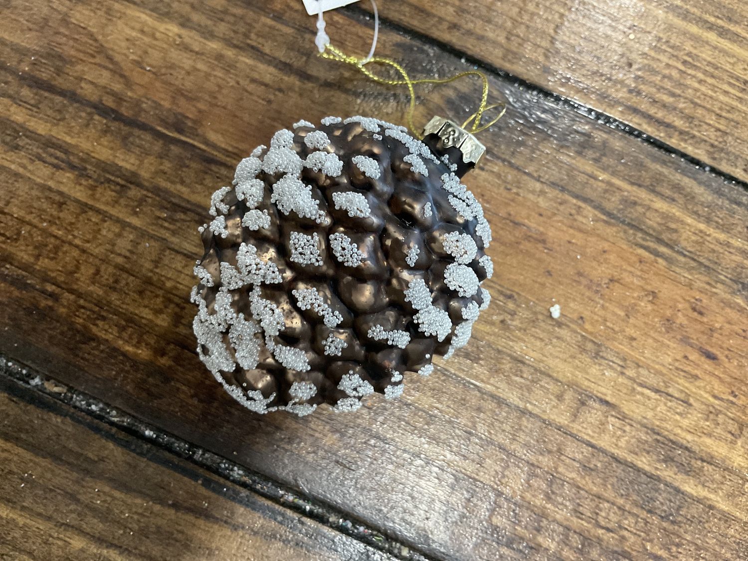 Pine cone ornament, Size: Small