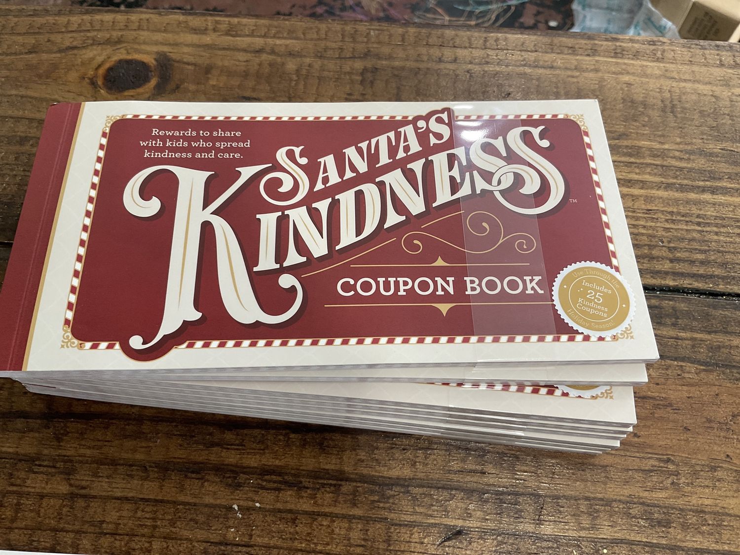 Santa’s kindness coupon booklet